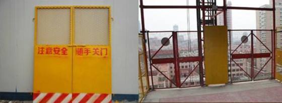 张北县施工升降机防护门